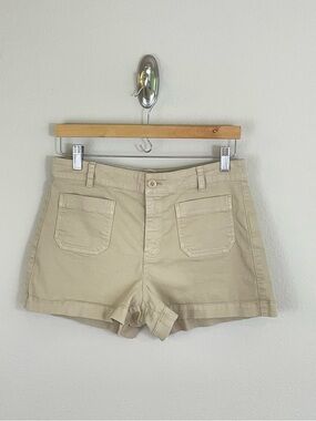 J. Crew Tan Patch Pocket Chino Shorts 2.5”  Size 4